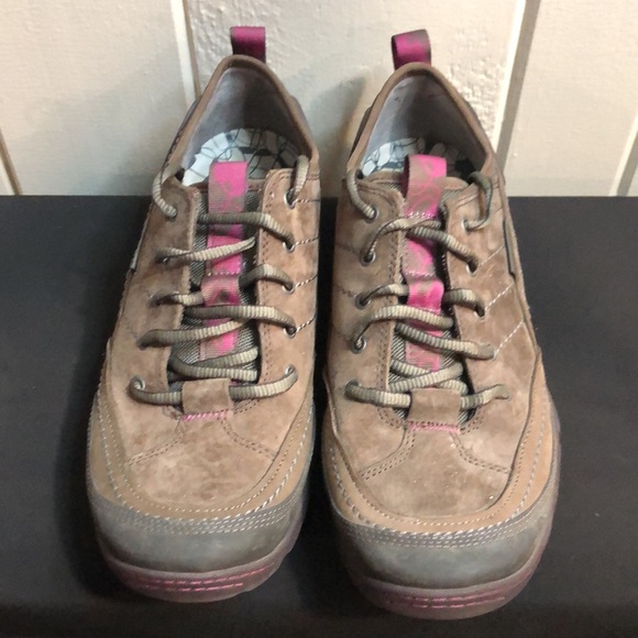 Merrell Brown Stone Women's Casual Lace Up Leather Shoes - Picture 8 of 8